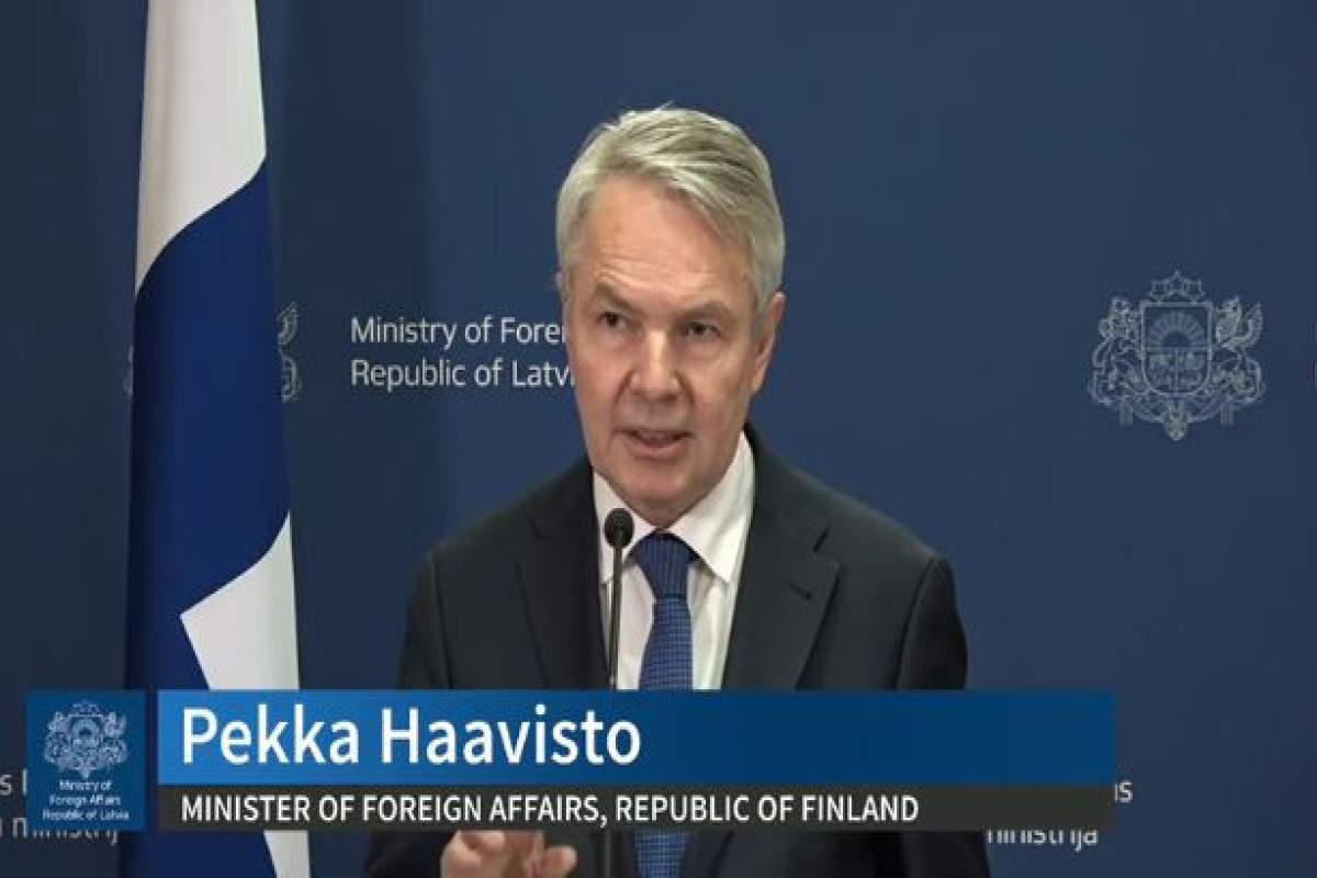Finlandiyanın xarici işlər nazri Pekka Haavisto