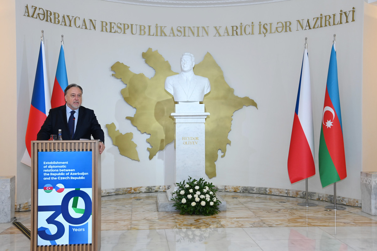 Состоялось мероприятие по случаю годовщины установления азербайджано-чешских дипотношений