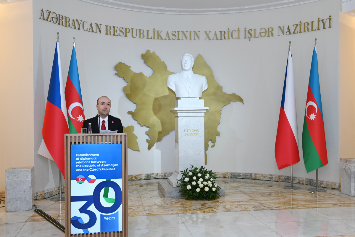 Состоялось мероприятие по случаю годовщины установления азербайджано-чешских дипотношений