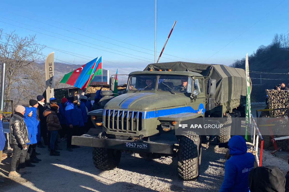 A total of 43 vehicles belonging to RPC passed through Azerbaijan's Lachin-Khankandi road without hindrance-VIDEO -UPDATED-6 