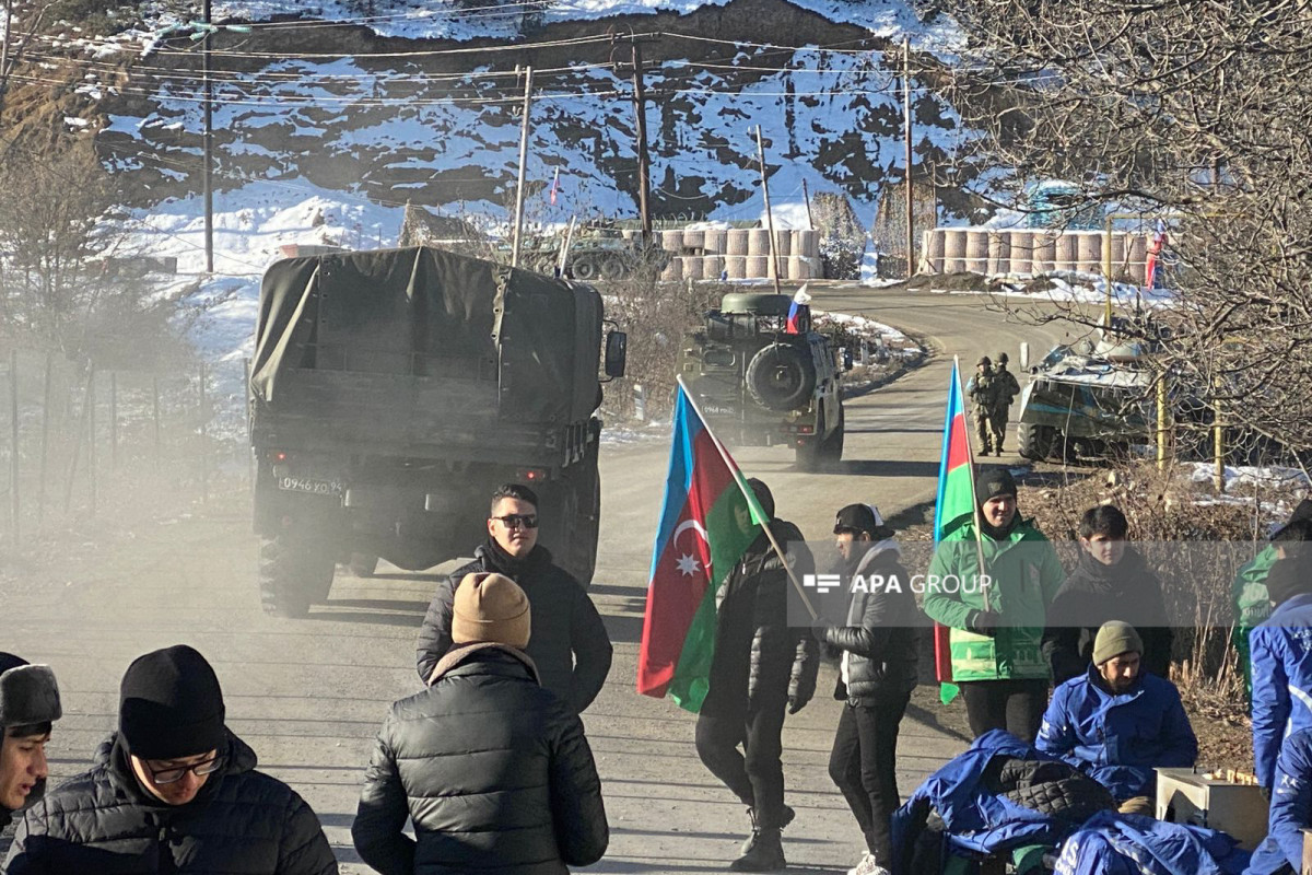 A total of 43 vehicles belonging to RPC passed through Azerbaijan's Lachin-Khankandi road without hindrance-VIDEO -UPDATED-6 