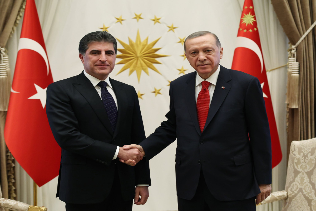 Nechrivan Berzani, and Recep Tayyip Erdogan