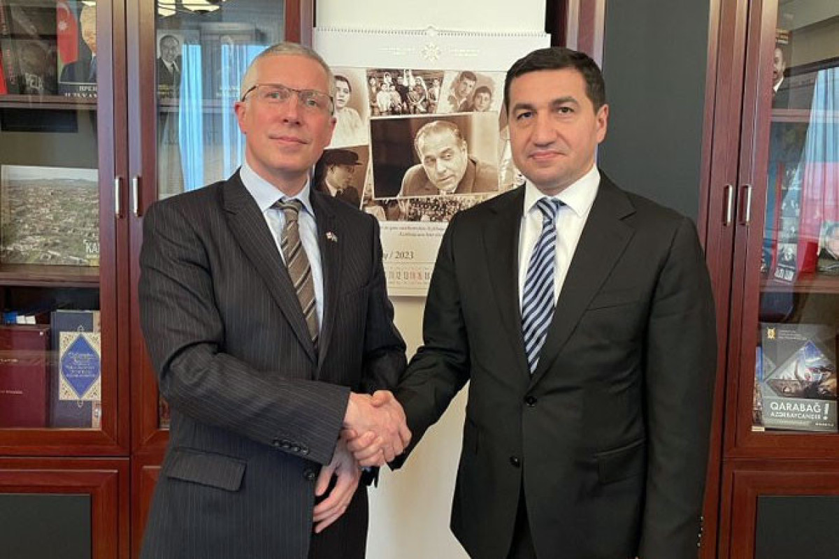 Assistant to Azerbaijani President Hikmet Hajiyev met with Israeli and British ambassadors-UPDATED 