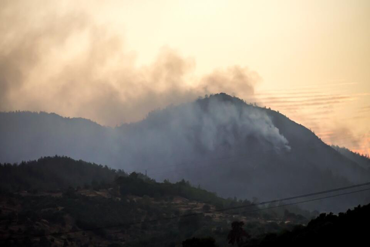 В Турции из-за лесного пожара эвакуированы жители