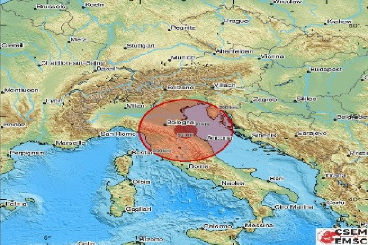 В Италии произошло землетрясение магнитудой 4,1