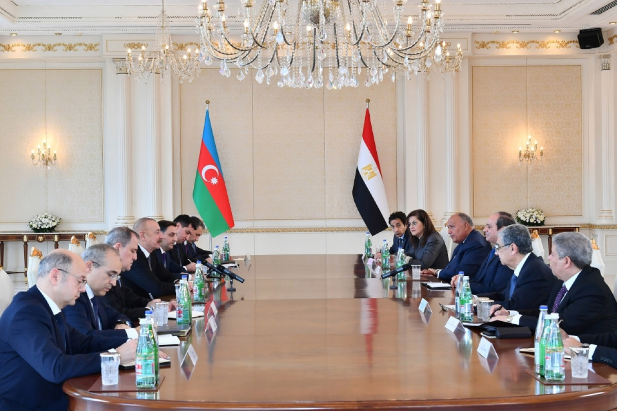 Azerbaijani President: We will strengthen our joint activities with Egypt in international organizations