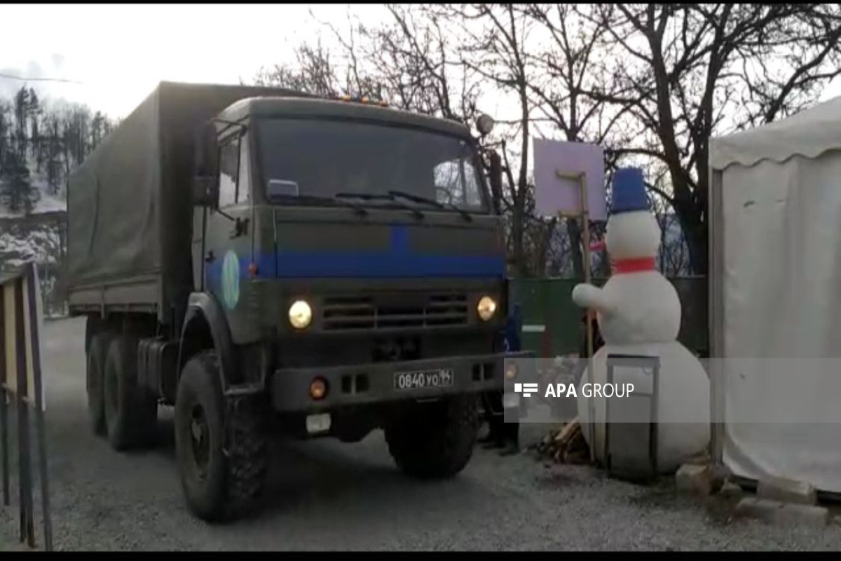 RSK-ya məxsus daha 8 avtomobil Laçın-Xankəndi yolundan maneəsiz keçid edib - FOTO  - YENİLƏNİB 