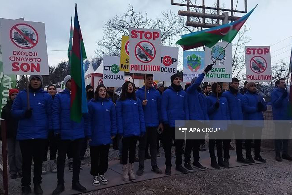 Peaceful protests of Azerbaijani eco-activists on Lachin–Khankandi road enter 49th day-PHOTO -VIDEO 
