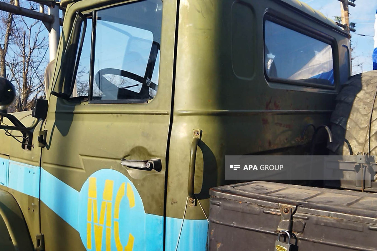Three vehicles of Russian peacekeeping contingent passed freely through Azerbaijan's Lachin-Khankendi road -PHOTO -VIDEO 