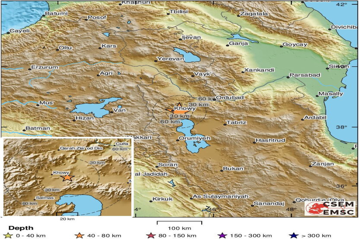 В результате землетрясения в Иране пострадали 816 человек, погибли трое