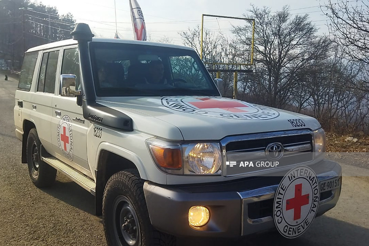 Vehicles belonging to ICRC passed through Azerbaijan