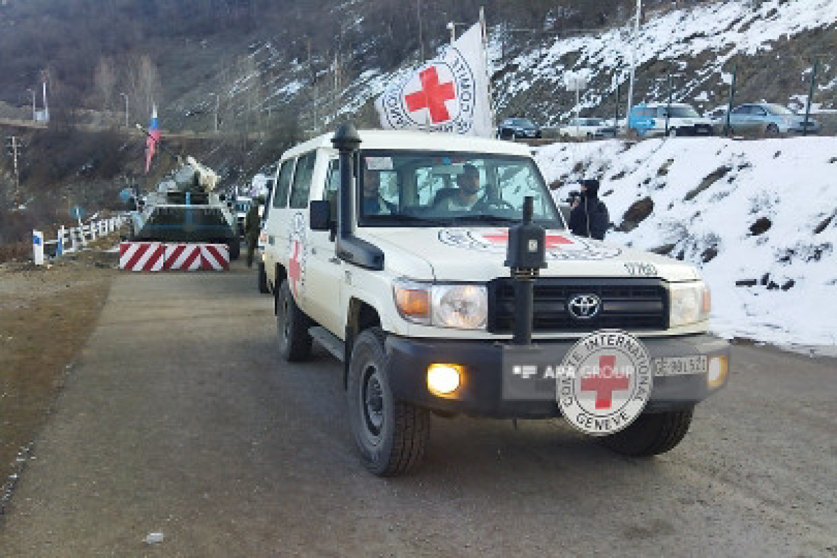 Vehicles belonging to ICRC passed through Azerbaijan's Lachin-Khankandi road without hindrance-UPDATED -VIDEO 