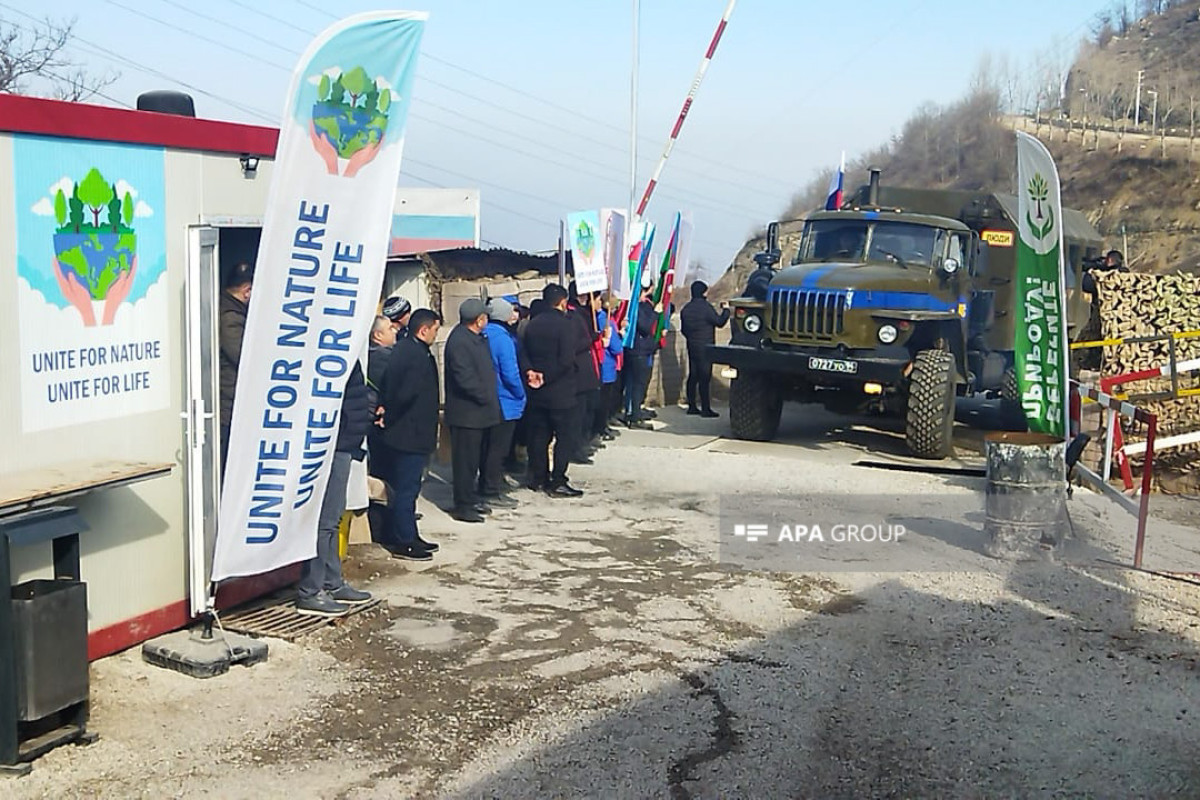 60 vehicles belonging to RPC passed through Azerbaijan's Lachin-Khankandi road without hindrance today-UPDATED-5 -VIDEO 