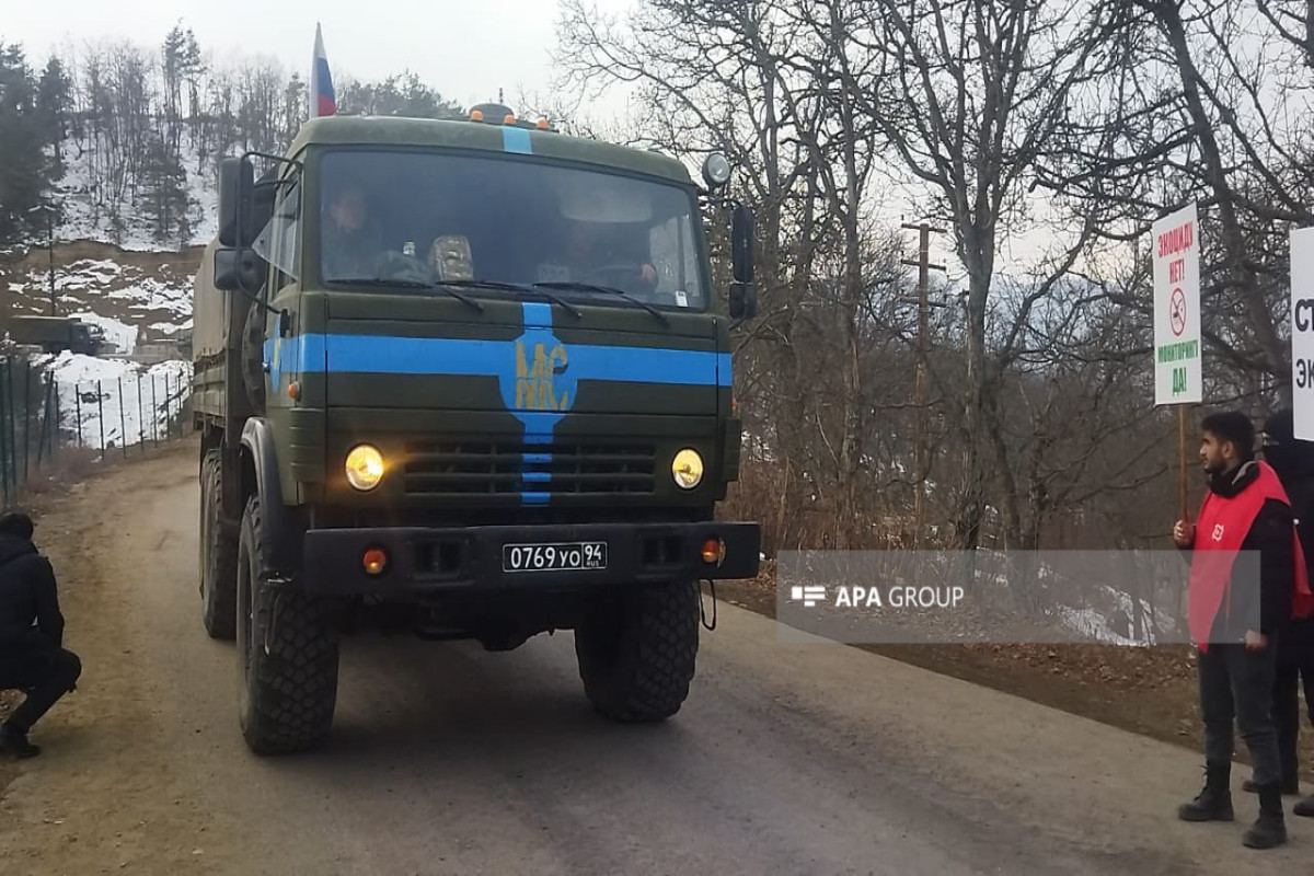 60 vehicles belonging to RPC passed through Azerbaijan's Lachin-Khankandi road without hindrance today-UPDATED-5 -VIDEO 