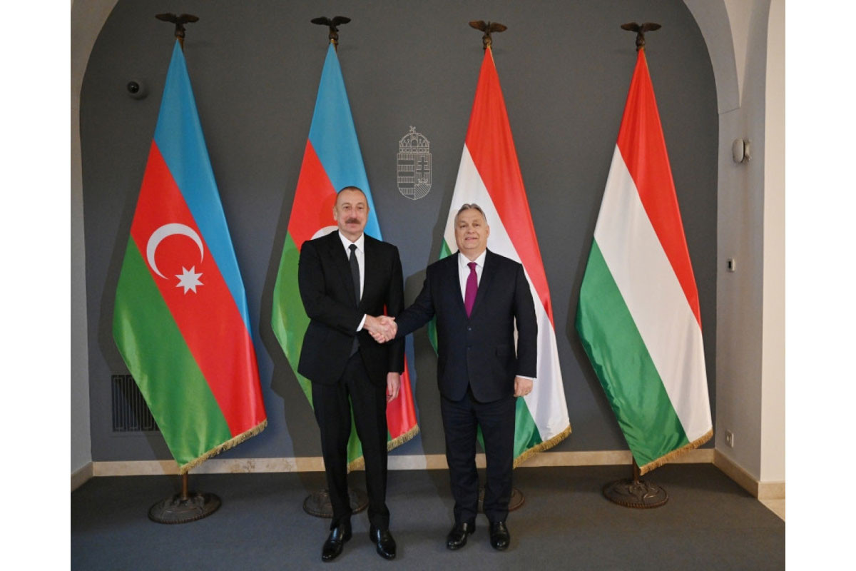 President of the Republic of Azerbaijan Ilham Aliyev and Prime Minister of Hungary Viktor Orban