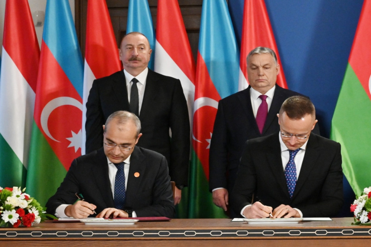 Azərbaycanla Macarıstan arasında qaz əməkdaşlığına dair Anlaşma Memorandumu imzalanıb