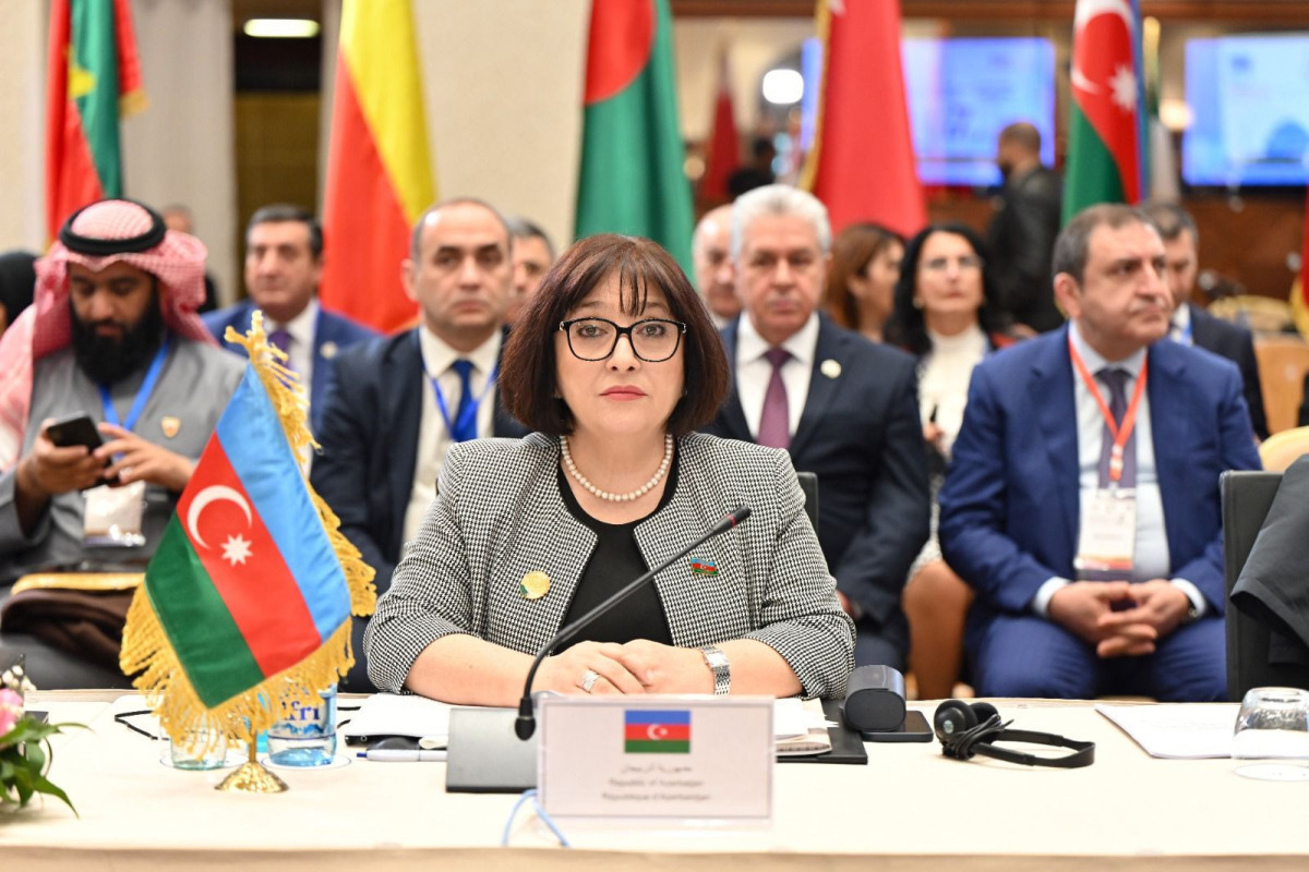 Сахиба Гафарова выступила на 17-й сессии конференции Парламентского союза ОИС