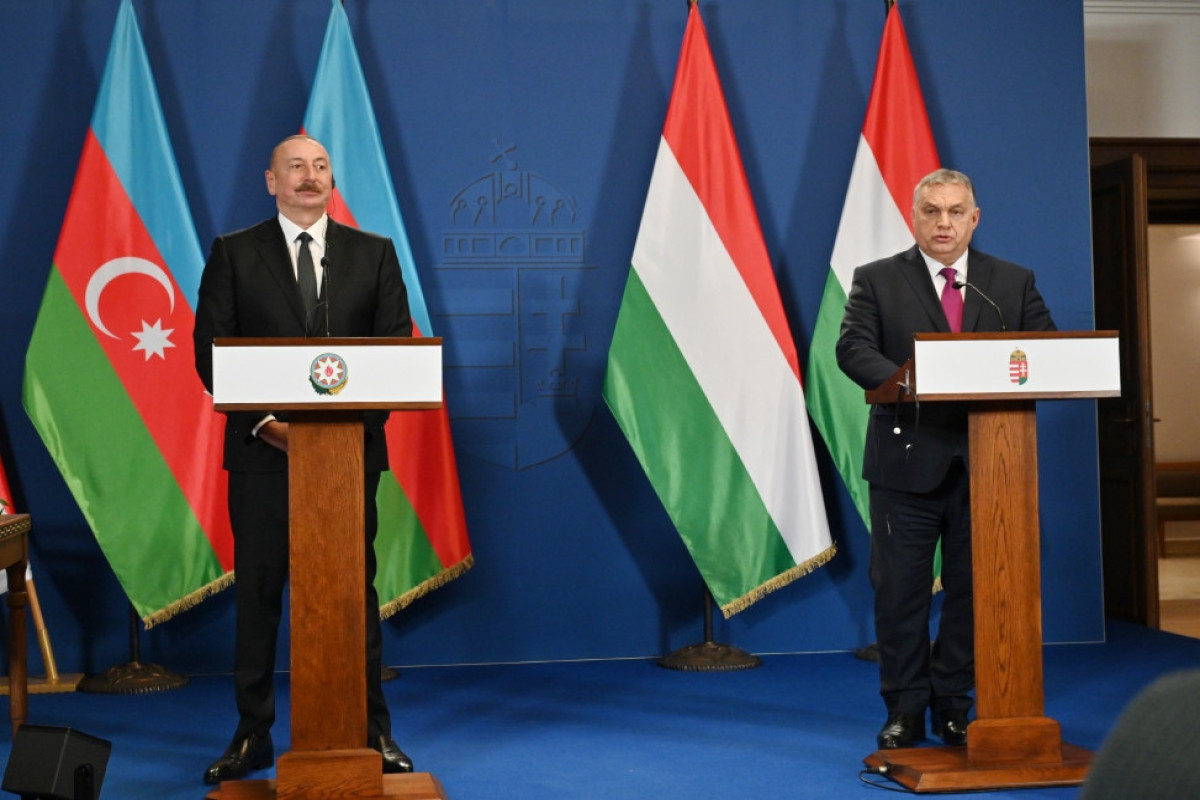 Президент Азербайджана и премьер-министр Венгрии выступили с заявлениями для прессы-<span class="red_color">ОБНОВЛЕНО 1
