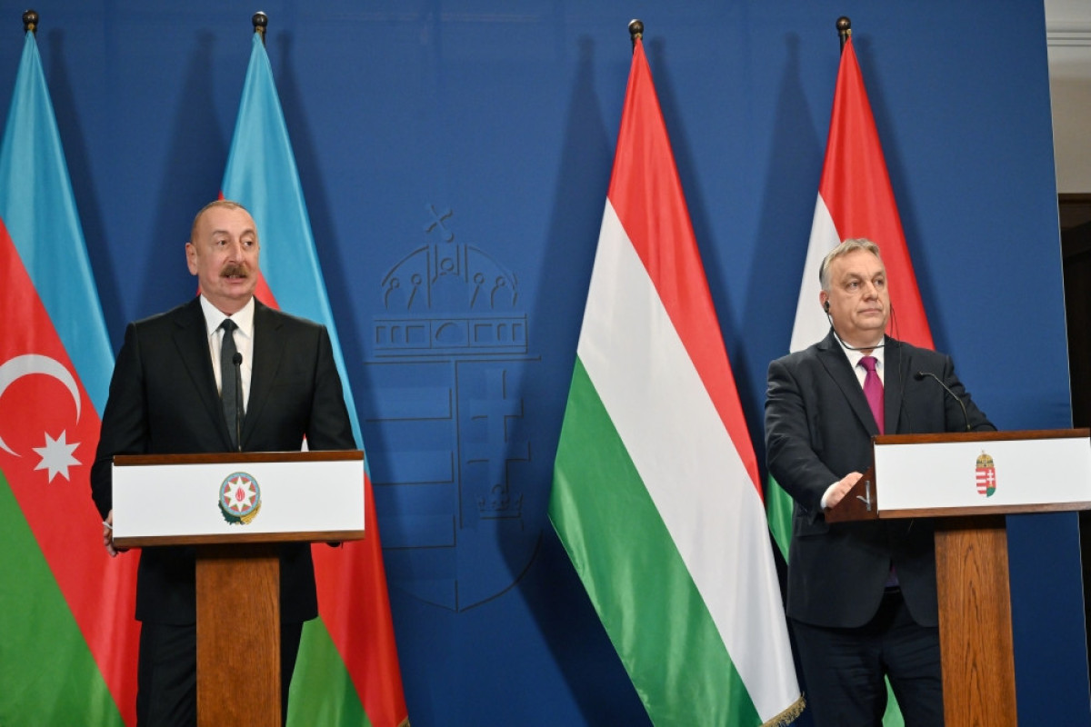 Президент Азербайджана и премьер-министр Венгрии выступили с заявлениями для прессы-ОБНОВЛЕНО 1 