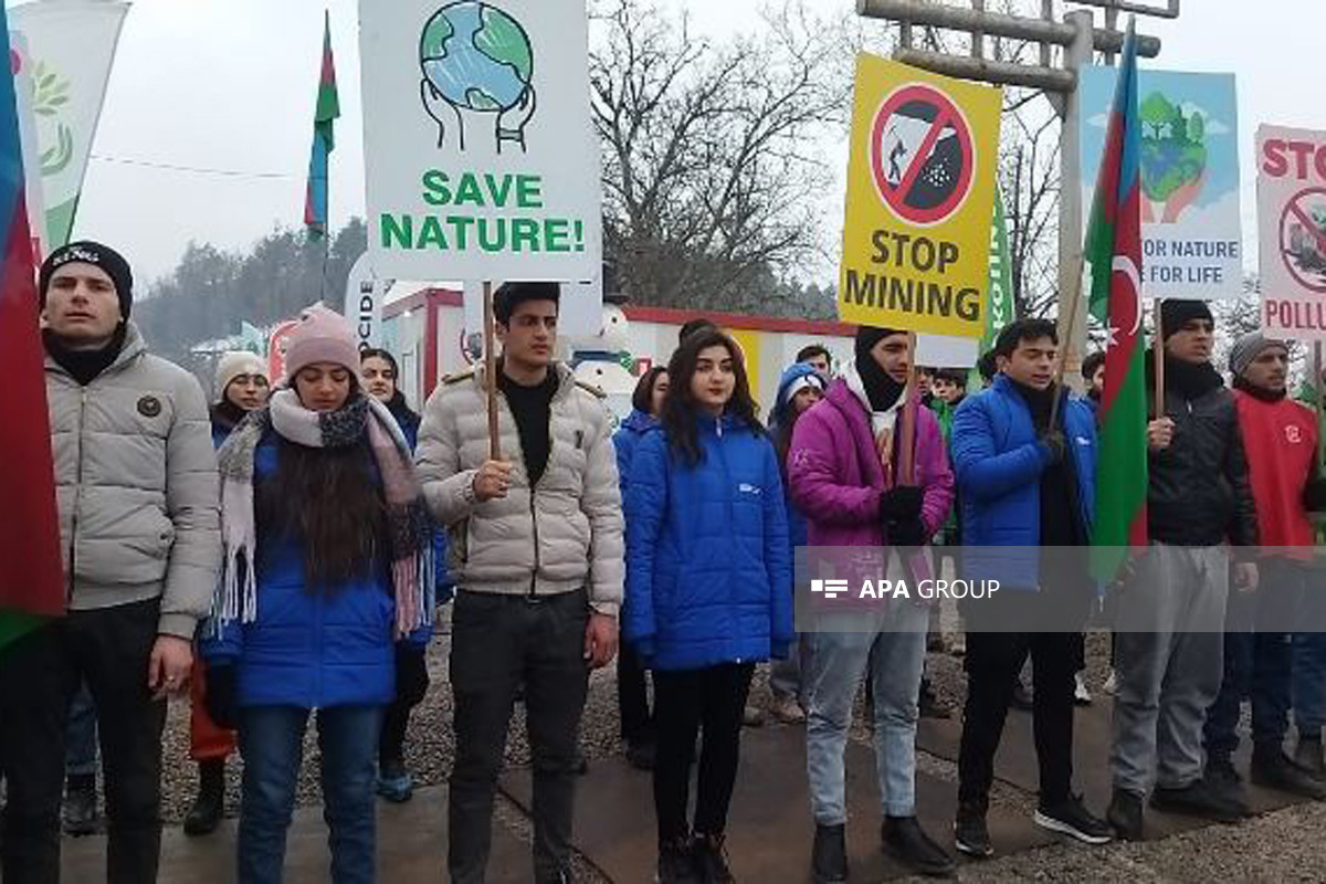 Peaceful protests of Azerbaijani eco-activists on Lachin–Khankendi road enter 51st day-PHOTO -VIDEO 