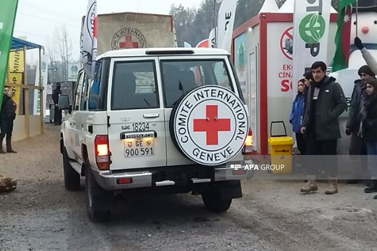 Vehicles belonging to ICRC passed  Azerbaijan's Lachin-Khankandi road without hindrance-PHOTO 