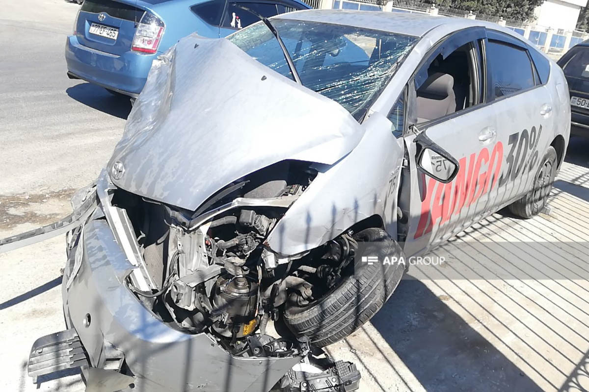Sumqayıtda qəzada 8 nəfər xəsarət alıb, 1-nin durumu ağırdır