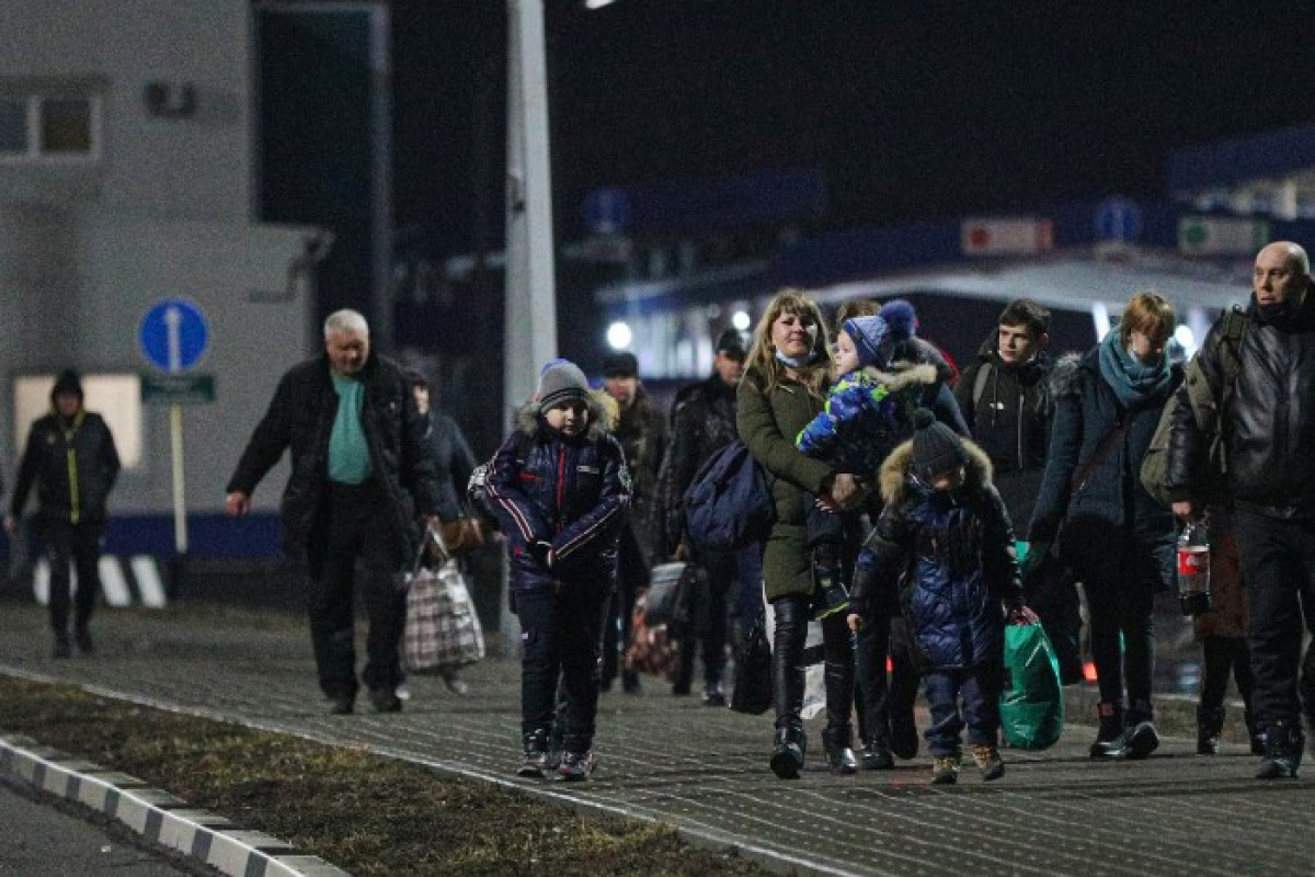 Britaniya kəşfiyyatı: Ukrayna əhalisinin 1/4-i evini tərk etməyə məcbur olub