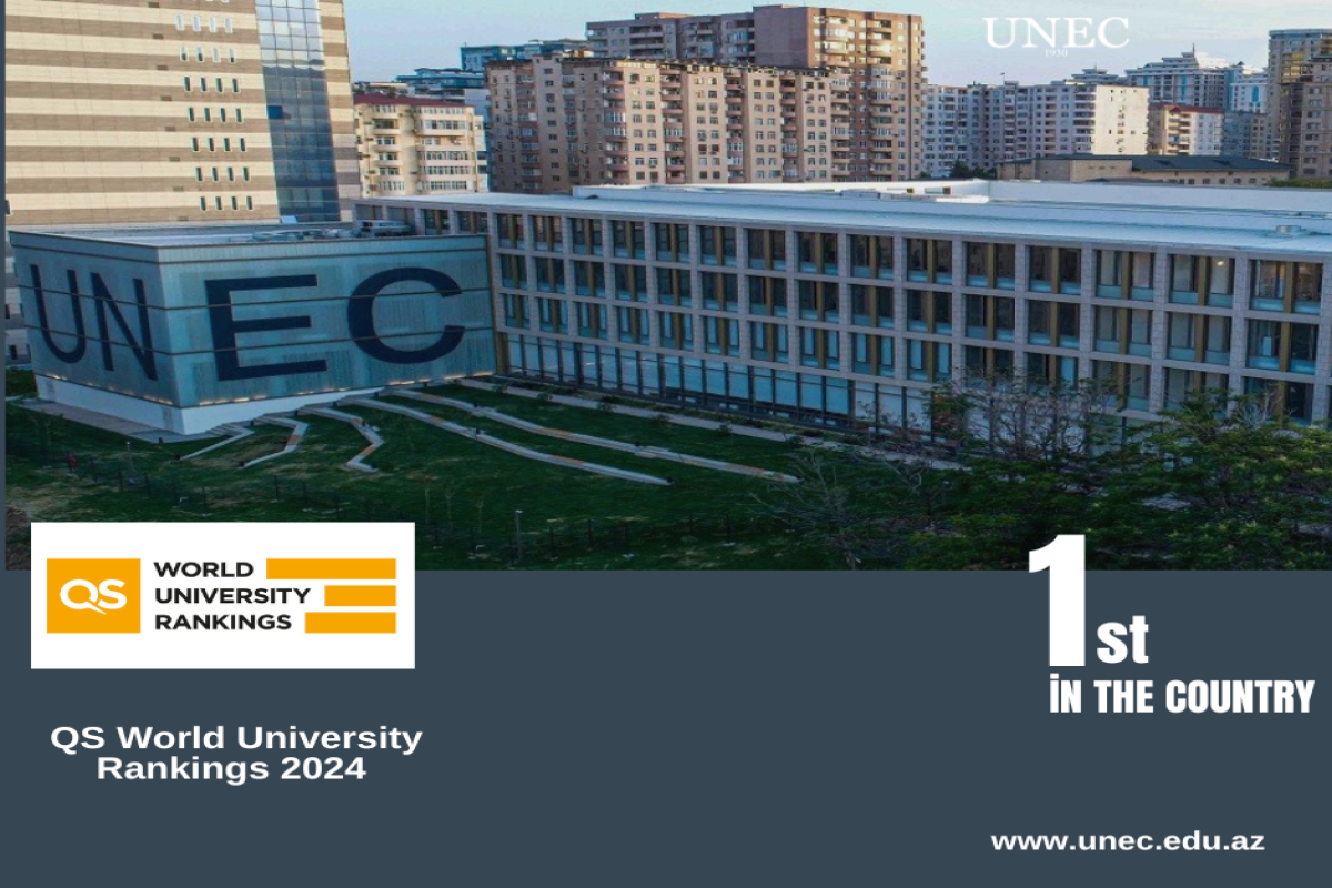 UNEC QS Dünya Universitetlər Reytinqində ölkə birincisi olub