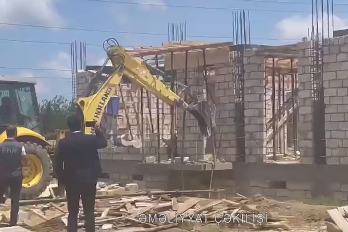 Abşeronda, Masallıda və Cəlilabadda qanunsuz tikintilərin qarşısı alınıb - VİDEO 