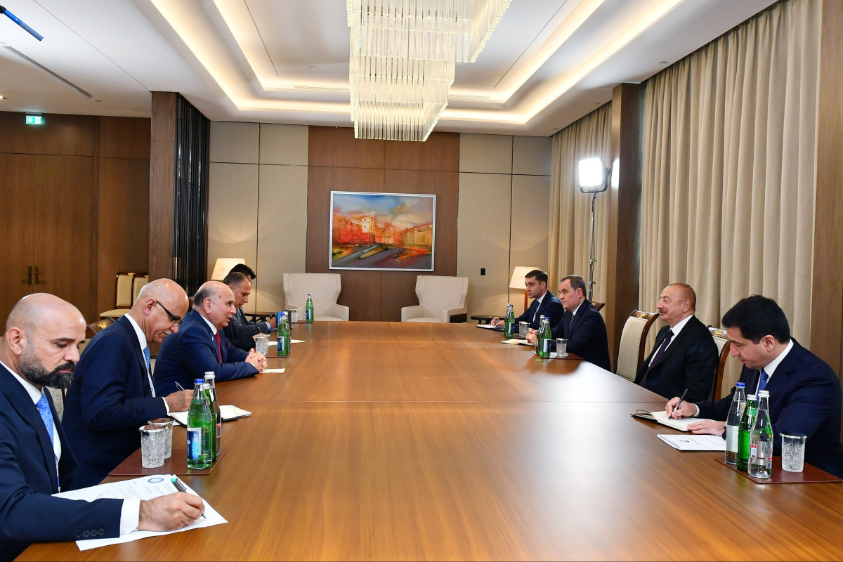 President Ilham Aliyev received Deputy Prime Minister of Iraq-<span class=