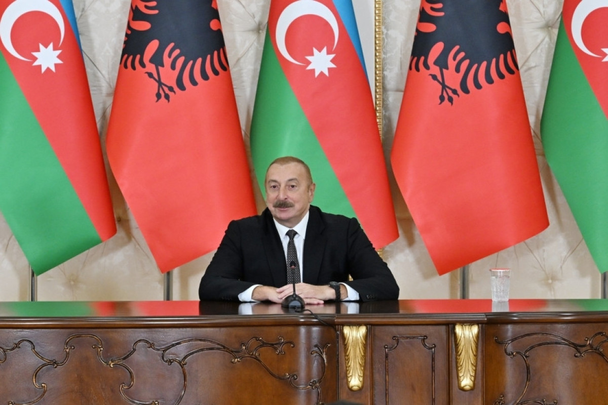 Prezident İlham Əliyev: Tiranada səfirliyimizin açılması əlaqələrimizin inkişafı üçün güclü iradənin mövcudluğunu göstərir