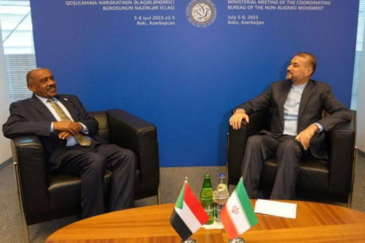 Abdullahiyan: Bakıda görüşdə İran və Sudan arasında diplomatik əlaqələrin bərpası barədə qərar qəbul edilib