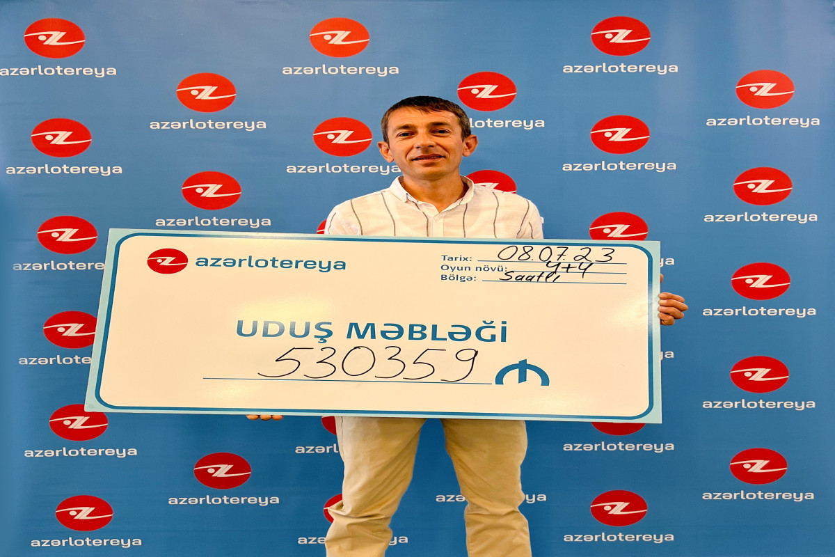 Saatlı sakini lotereyada 530 359 manatlıq cekpot qazanıb