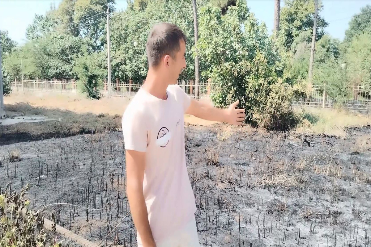 Masallıda yanğın törətməkdə şübhəli bilinən şəxs müəyyən edilib - VİDEO 