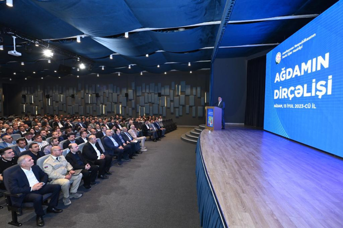 Diplomatik xidmət orqanlarının rəhbərləri "Ağdamın dirçəlişi" tədbirində iştirak edib - FOTO 