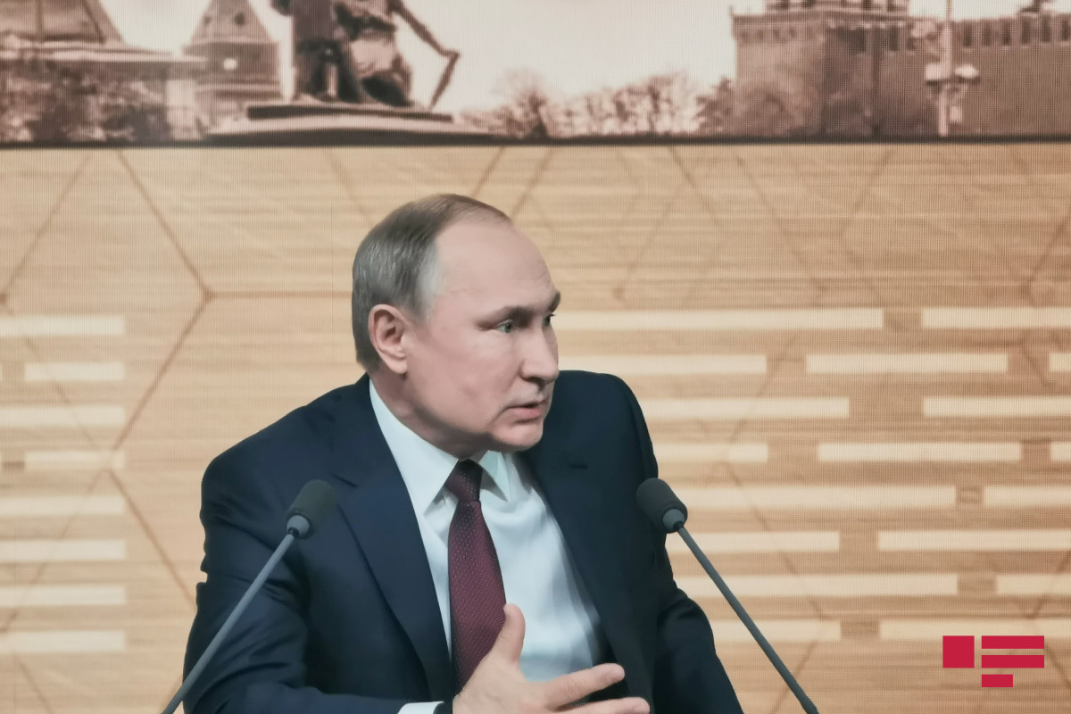 Putin "Vaqner" özəl hərbi şirkətinin mövcud olmadığını bəyan edib