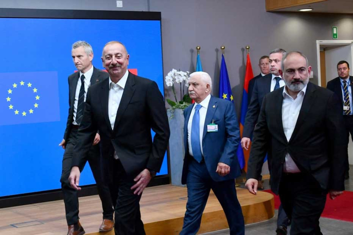 Azərbaycan Prezidentinin Şarl Mişel və Paşinyanla görüşü keçirilib - YENİLƏNİB 
