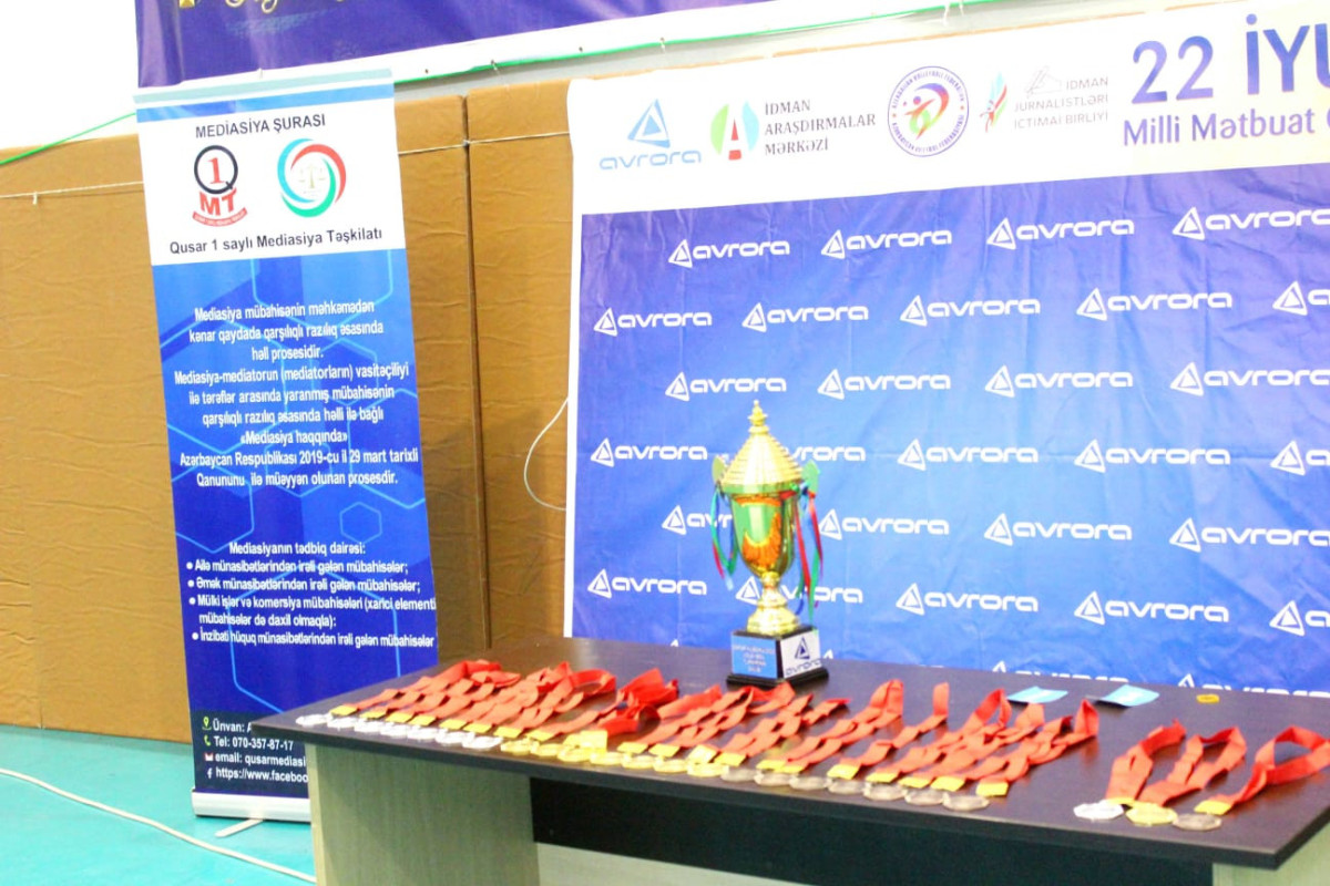 "Avrora Qrup"un baş sponsorluğu ilə keçirilən “Zəfər Kuboku”nun qalibləri müəyyənləşib - FOTO 