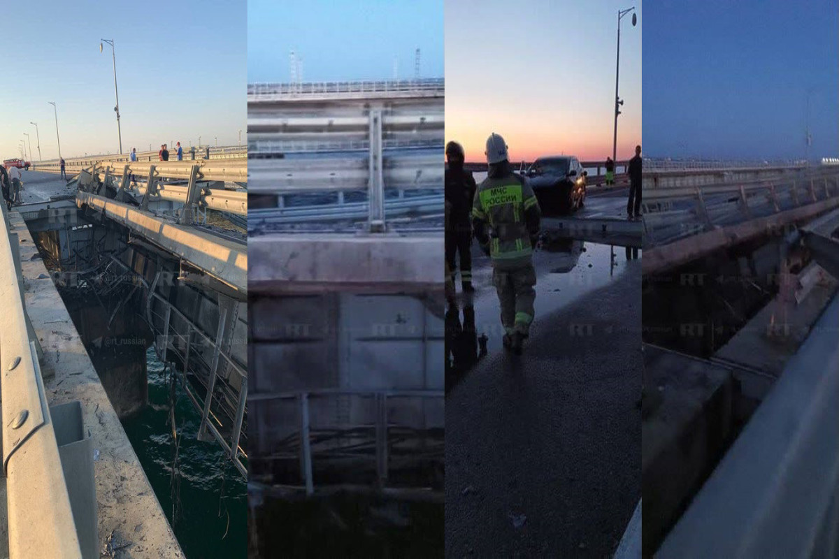 KİV: Krım körpüsünə hücumu Ukrayna kəşfiyyatı həyata keçirib