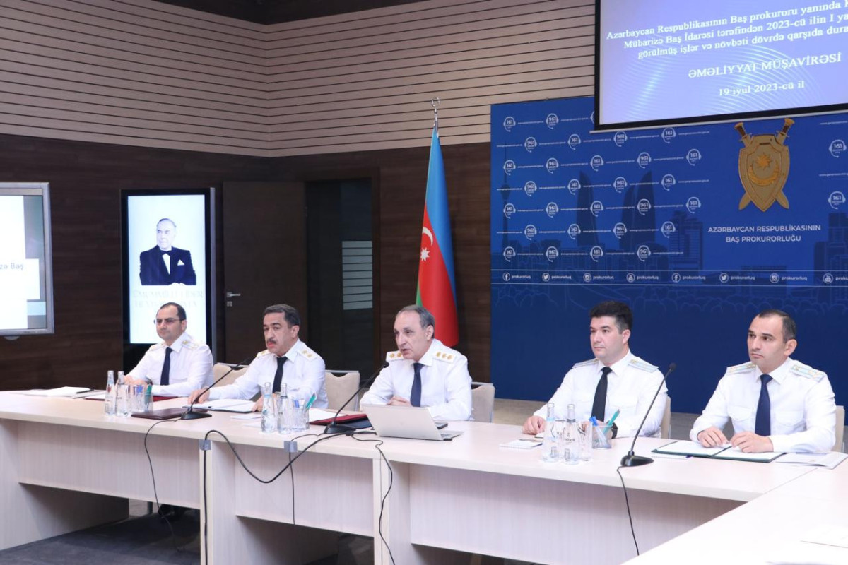 Korrupsiyaya qarşı Mübarizə Baş İdarəsində geniş əməliyyat müşavirəsi keçirilib