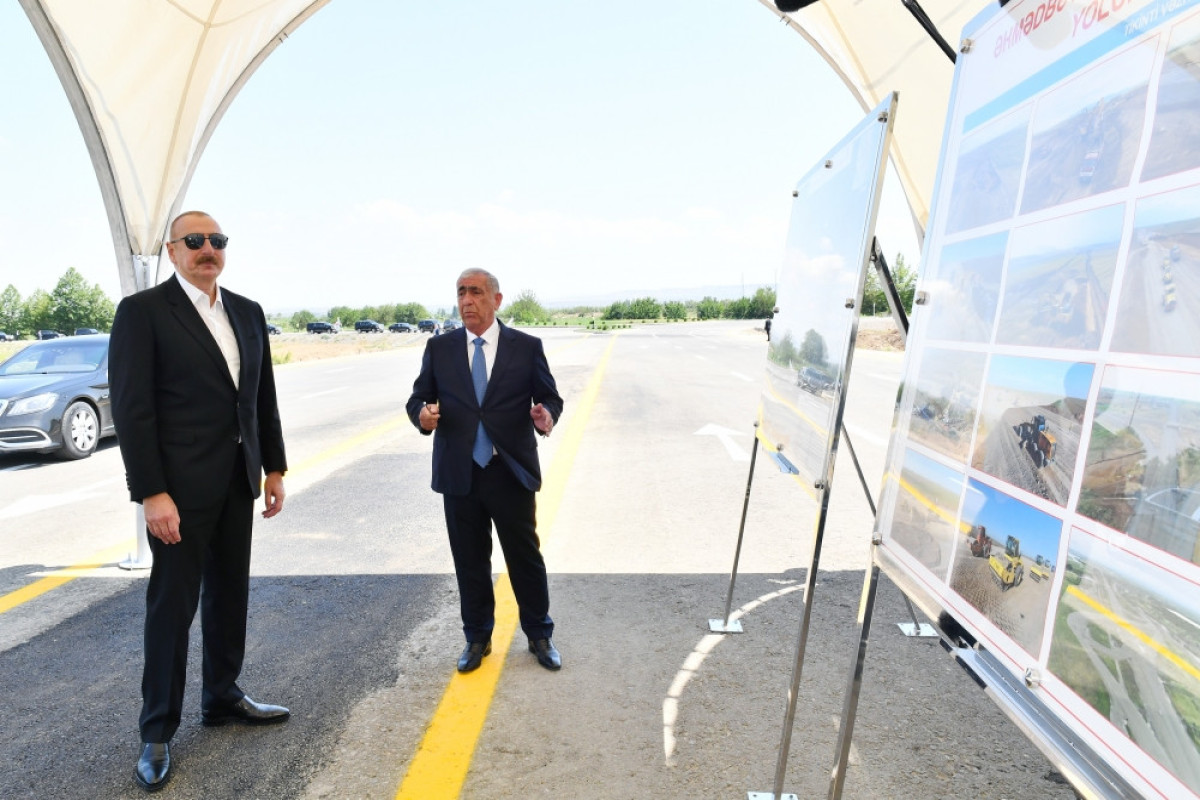 Əhmədbəyli-Füzuli-Şuşa avtomobil yolunun tikintisinin 50 faizi tamamlanıb