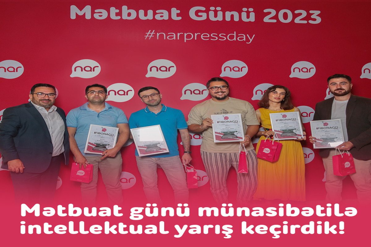 “Nar” Milli mətbuat günü münasibətilə intellektual yarış keçirib - FOTO 