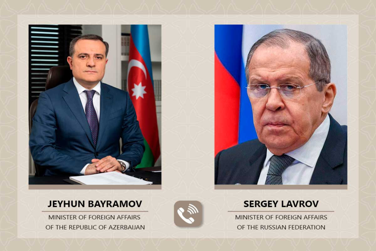 Ceyhun Bayramovla Lavrov arasında telefon danışığı olub - YENİLƏNİB 