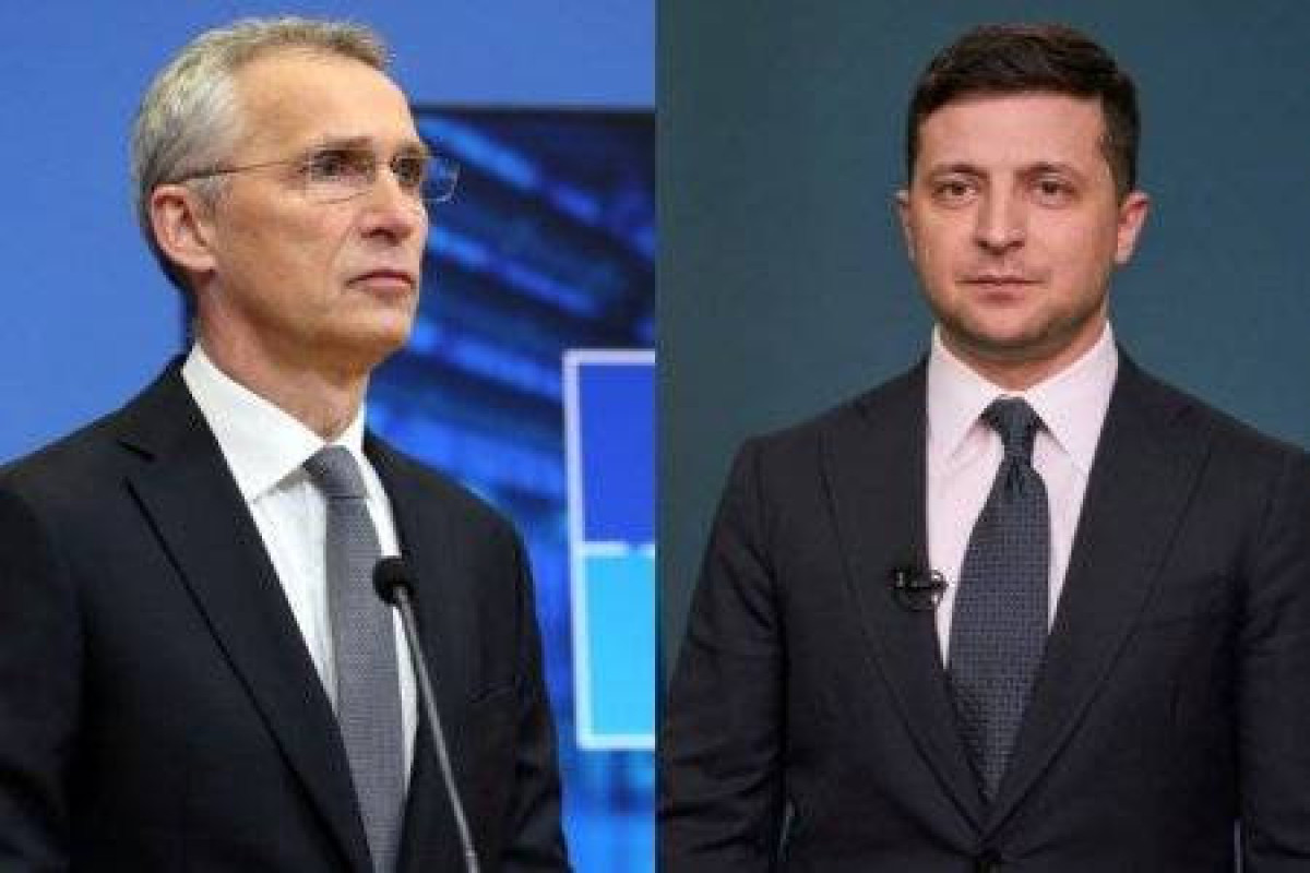 Stoltenberq və Zelenski arasında telefon danışığı olub