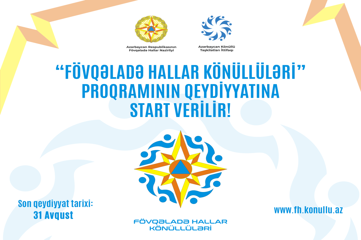 “Fövqəladə hallar könüllüləri” proqramına start verilib
