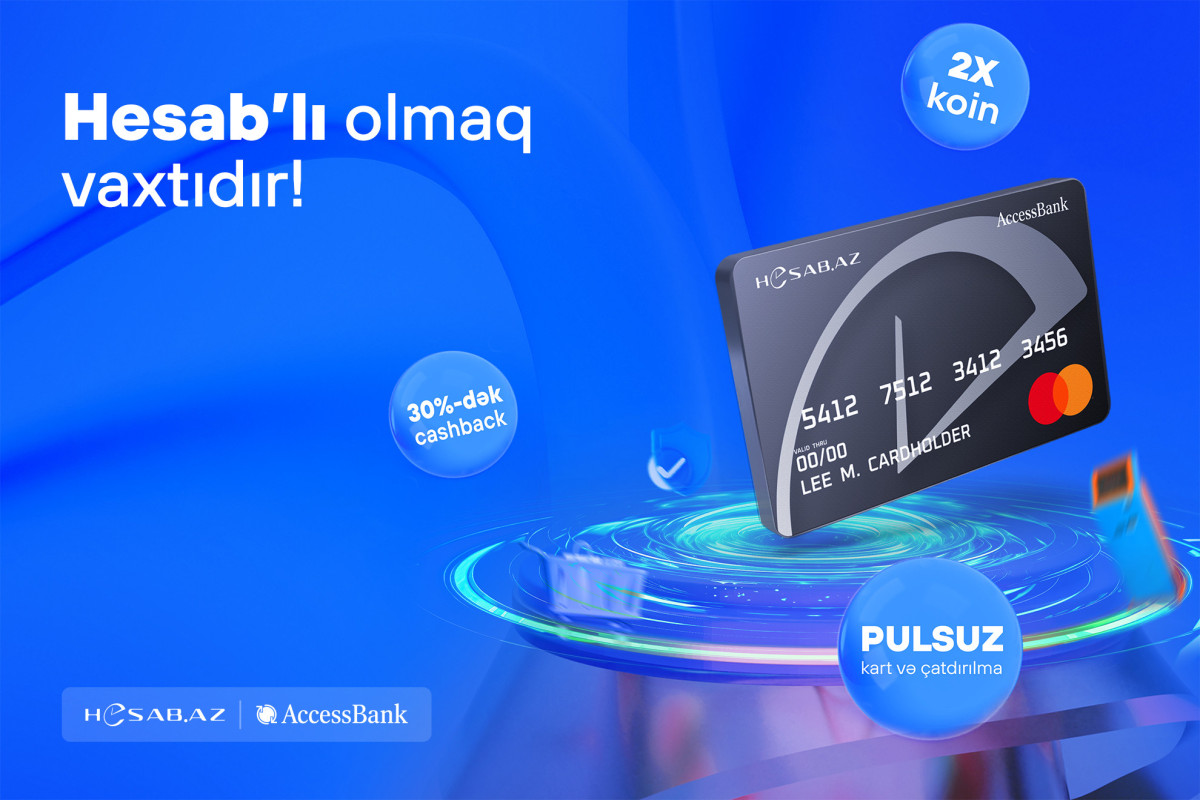 Hesab.az və AccessBank Hesab debet kartını təqdim ediblər