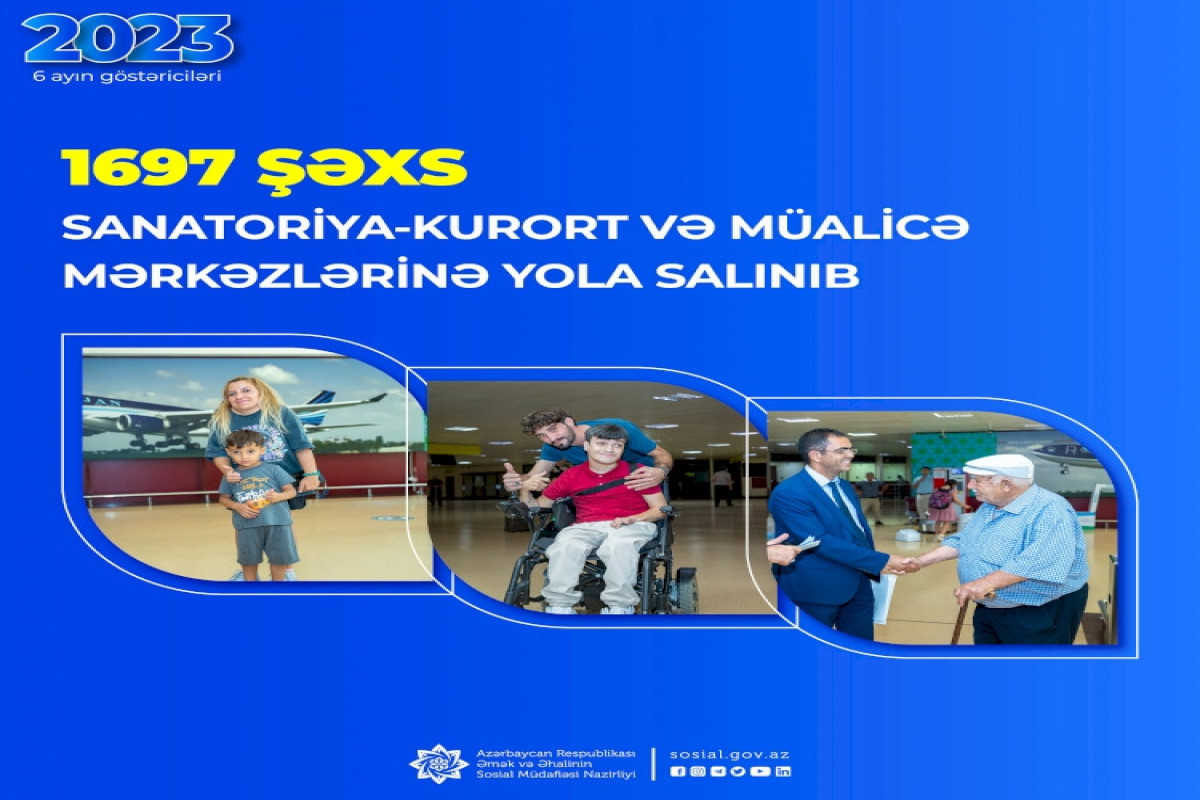 Bu il 1700-ə yaxın şəxs sanatoriya-kurort və müalicə mərkəzlərinə yola salınıb