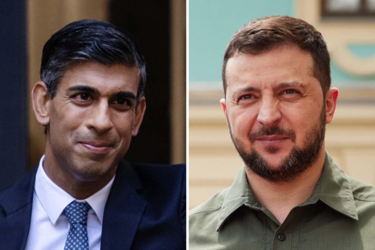 Zelenski Sunakla Rusiyanın Odessaya hücumunu müzakirə edib