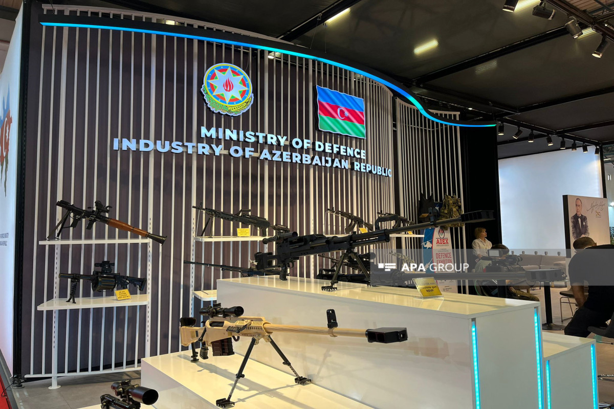 Azərbaycanın 131 adda müdafiə təyinatlı məmulatları “İDEF-2023”-də nümayiş etdirilir - FOTO 