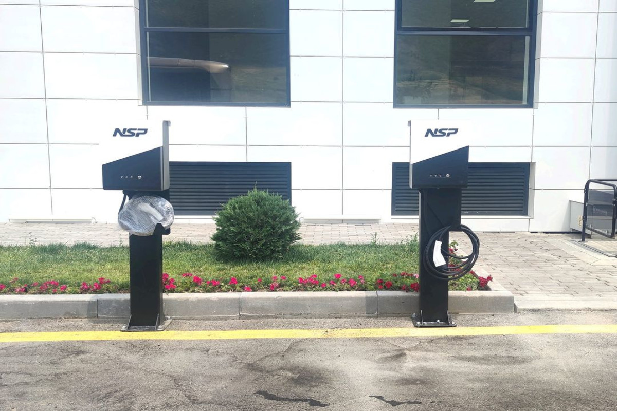 Şuşada və Hadrutda elektromobillər üçün şarj stansiyası quraşdırılıb - FOTO 